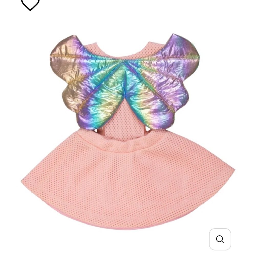 Angel Girl Rainbow Wings Dress w Removable Straps